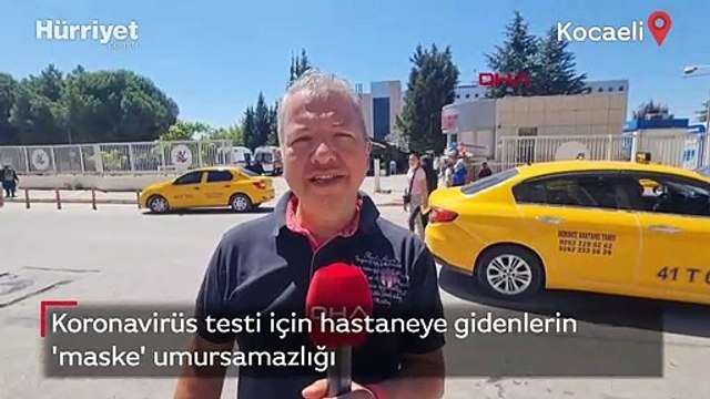 Koronavirüs test sırasında 'maske' umursamazlığı