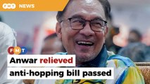 Anwar tickled but relieved ‘traitors’ backed anti-hopping bill