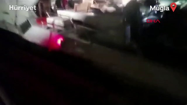 Bodrum’da lüks yata nefes kesen operasyon kamerada