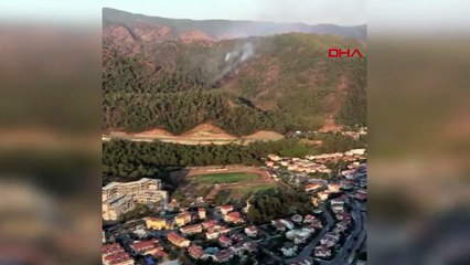 Marmaris'teki yangının çıkış nedenini özel ekip araştırıyor