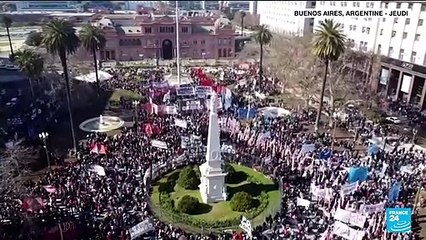 Argentine: Des milliers de manifestants dans la rue pour réclamer l'instauration d'un "revenu universel"