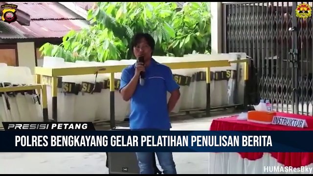Tingkatkan Kemampuan Personel, Polres Bengkayang Gelar Pelatihan Kehumasan
