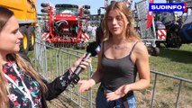 Foire agricole: à 18 ans; Sarah a passé son permis tracteur