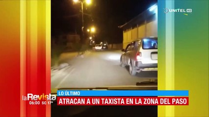 Tras alertar a sus colegas, un taxista lanzó sus llaves para evitar que antisociales se lleven su vehículo