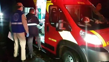 Bombeiros foram acionados para atenderem vítima de atropelamento no Bairro Neva