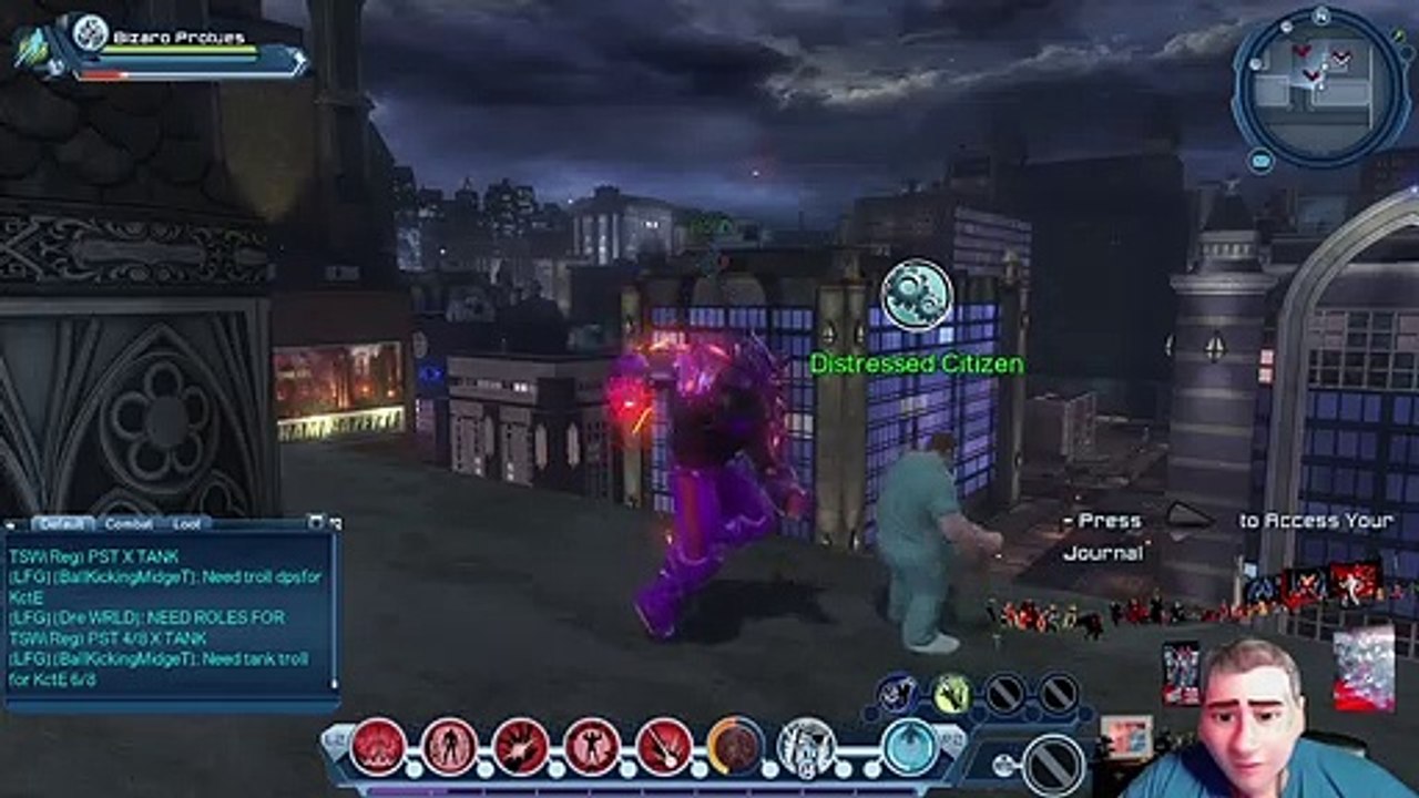 DCUO Villian doing something bad