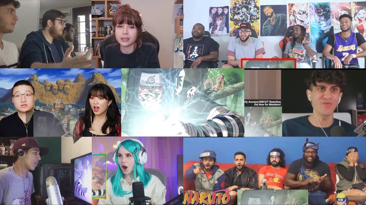 Sasuke Vs Gaara Shukaku Form | Reaction Mashup Naruto 75