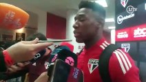 Léo explica lance com Pablo Maia após segundo gol do Flamengo