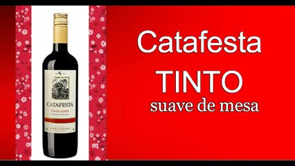 Vinho Catafesta Tinto Suave De Mesa