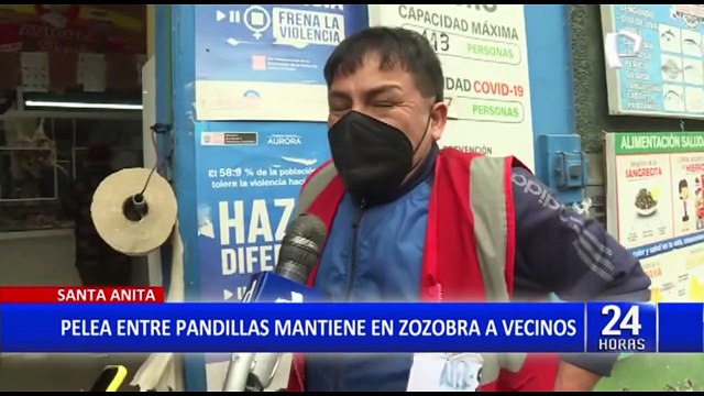 Santa Anita: vecinos atemorizados por constantes enfrentamiento de barristas y pandilleros