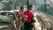 Marmaris İçmeler'de korkutan orman yangını! Alevler kontrol altına alındı