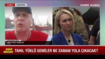 İlk tahıl gemisi ne zaman kalkacak? Ukrayna'daki tahıl yüklü geminin kaptanı Haber Global'de konuştu
