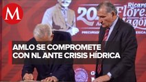 AMLO firma decreto para garantizar abasto de agua en NL por hasta 10 años