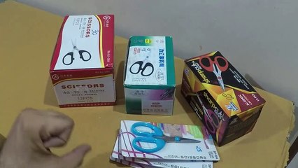 Unboxing and Review of scissors for crafting and kitchen work