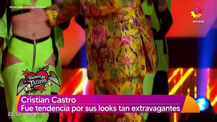 Cristian Castro sorprende con extravagante look