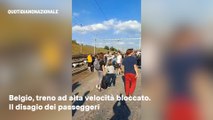 Belgio, treno ad alta velocità bloccato. Il disagio dei passeggeri