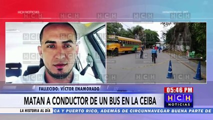 ¡No paran!Acribillan a conductor de bus en La Ceiba