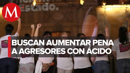 Legisladoras proponen prisión de hasta 16 años por ataques con ácido