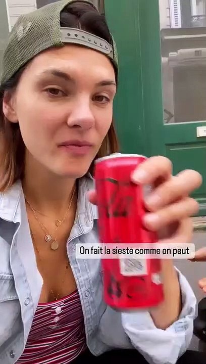 Alice Detollenaere et son fils Marius sur Instagram. Le 28 juillet 2022.