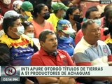 Apure | Instituto Nacional de Tierras otorgó títulos a 51 productores de Achaguas