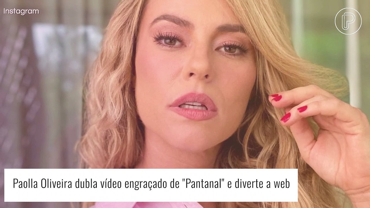 Paolla Oliveira dubla a Juma da novela 'Pantanal' e diverte a web. Veja vídeo!