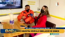 Indeci muestra su simulador de sismos con toda su intensidad