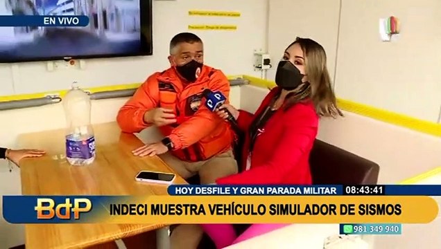 Indeci muestra su simulador de sismos con toda su intensidad
