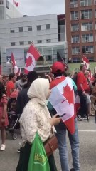 Thousands Gathered In Ottawa For Canada Day Celebrations & Freedom March Rally