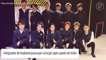 Integrante da boyband Mirror atingido por telão tem estado de saúde revelado
