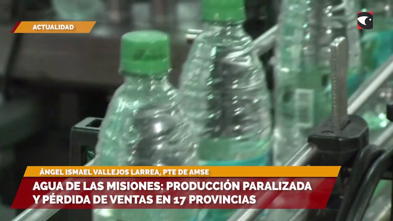 Agua de las Misiones producción paralizada y pé...