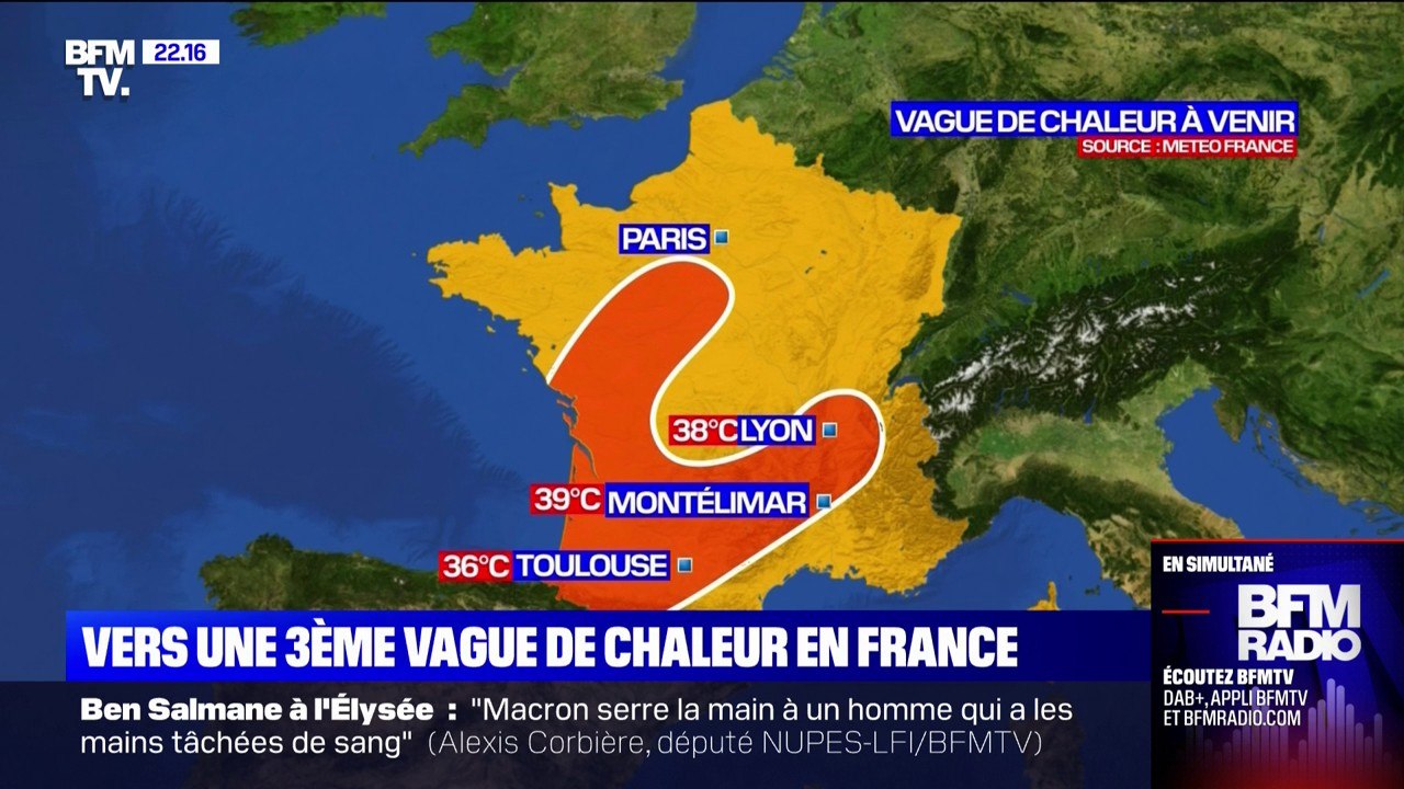 Météo: des températures en hausse dès ce dimanche, la 3e vague de chaleur depuis juin