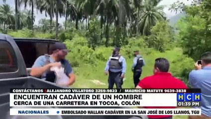 ¡Encuentran cadáver de un hombre cerca de una carretera en Tocoa!