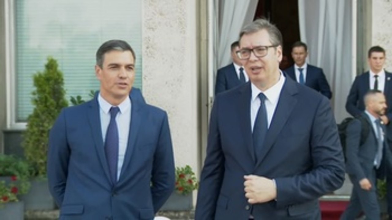 Sánchez llama a acelerar el camino de Serbia a la UE: "Ahora es el momento"