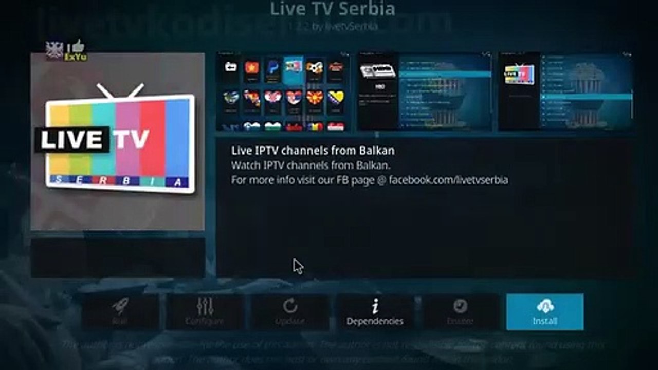 Kako instalirati KODI 18 Live TV Serbia - Besplatni ExYu TV kanali
