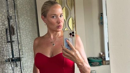 Hui! Janine Kunze heizt im Badeanzug ein