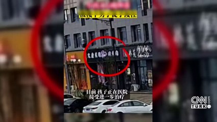 5. kattan düşen çocuğu havada böyle yakaladı