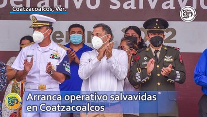 Arranca operativo salvavidas en Coatzacoalcos