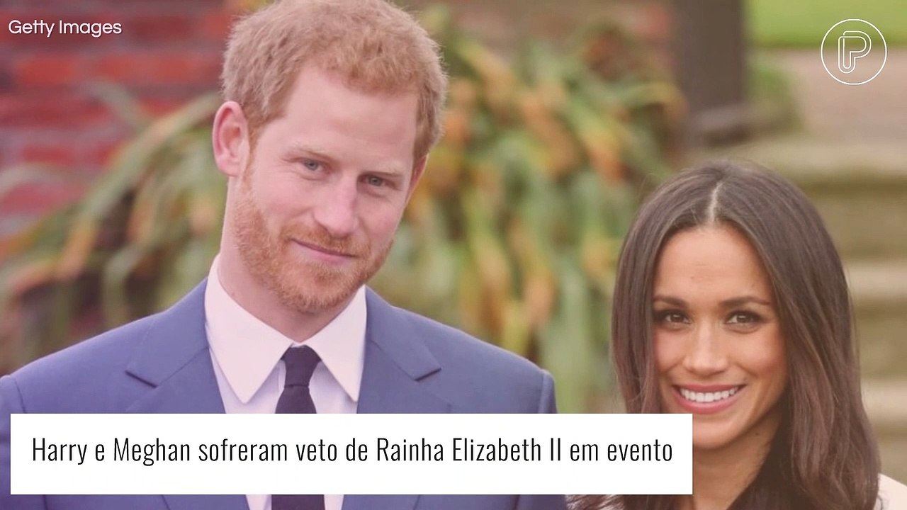 Harry e Meghan sofrem veto de Rainha Elizabeth...