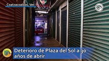 Deterioro de Plaza del Sol a 30 años de abrir; solo 30% de ocupación de los locales