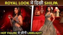 Effortlessly Gorgeous  Shilpa Shetty Flaunts Her HourGlass Figure At Indian Couture Week 2022 ICW