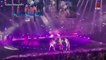 Falling giant screen hits dancers at Hong Kong boy band Mirror's concert
