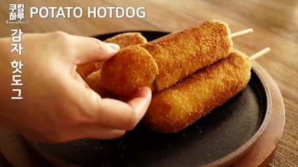 Potatoes instead of Flour! Crispy and soft! Potato Hot Dogs! everyone loves it.