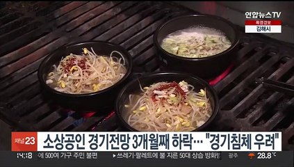 소상공인 경기전망 3개월째 하락… "경기침체 우려"