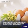 Nenek Goreng Telur Malah Jadi Berwarna Hijau, Faktanya Bikin Elus Dada