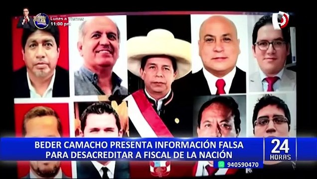 ¿Por qué Beder Camacho tendría interés en desacreditar a la fiscal de la Nación?