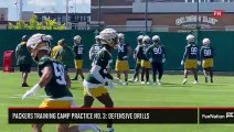 Packers Training Camp Practice No. 3: Defensive Drills