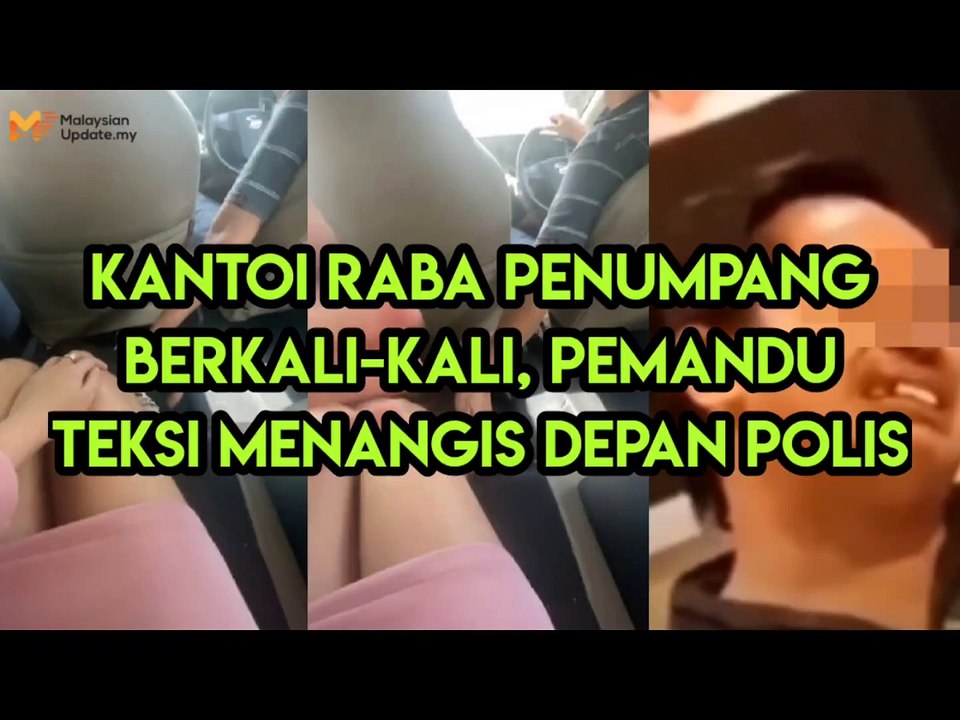 Kantoi Raba Penumpang Berkali-Kali, Pemandu Teksi Menangis Depan Polis