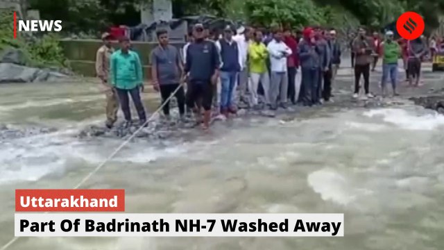 Uttarakhand: Part Of Badrinath National Highway 7 Washed Away Due To Heavy Rain