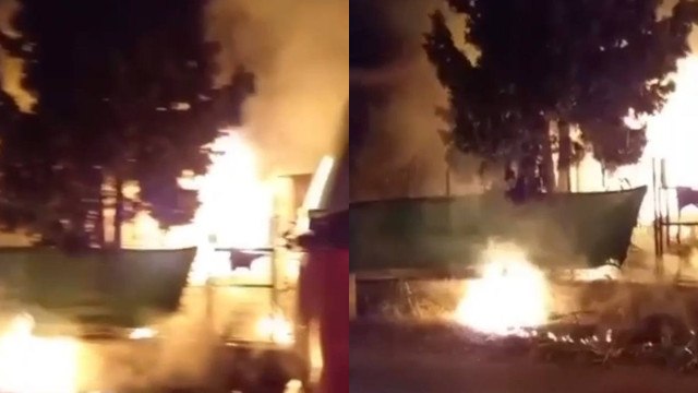 Bursa'da trafo bomba gibi patladı, alevler fabrikaya sıçramadan söndürüldü