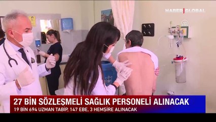 27 bin sözleşmeli sağlık personeli alınacak